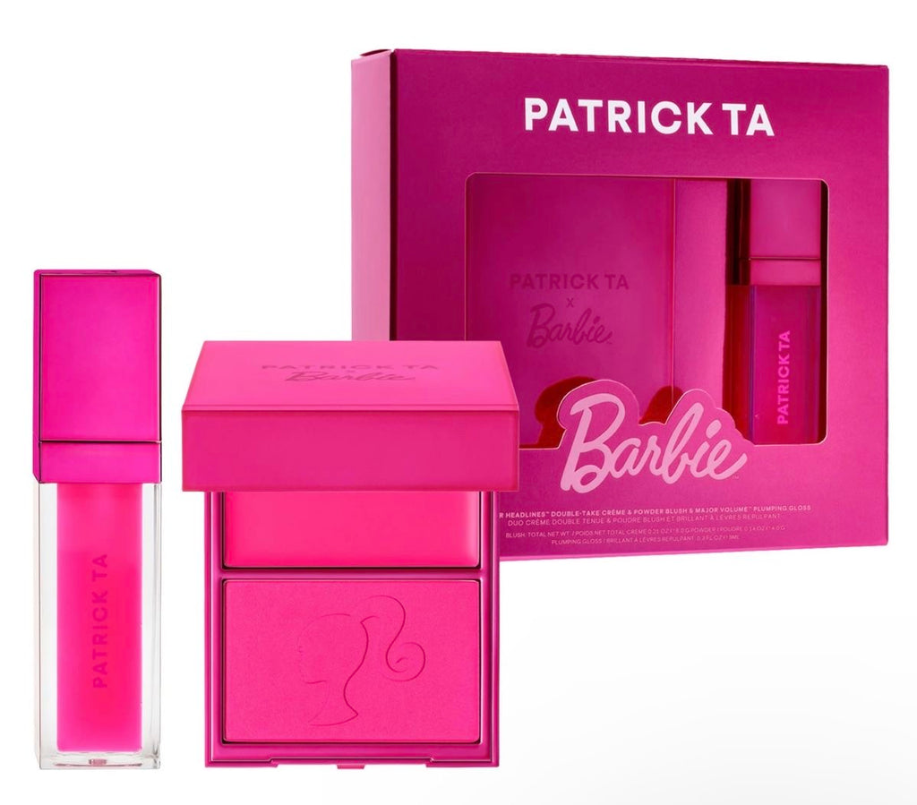 PATRICK TA Patrick Ta X Barbie Blush Duo and Lip Plumper Set