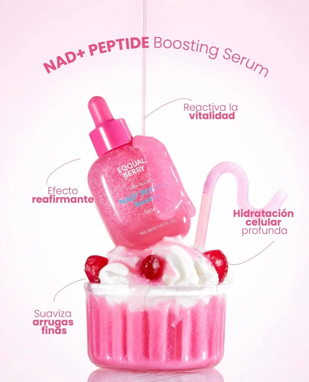 EQQUAL BERRY NAD + PEPTIDE boosting serum