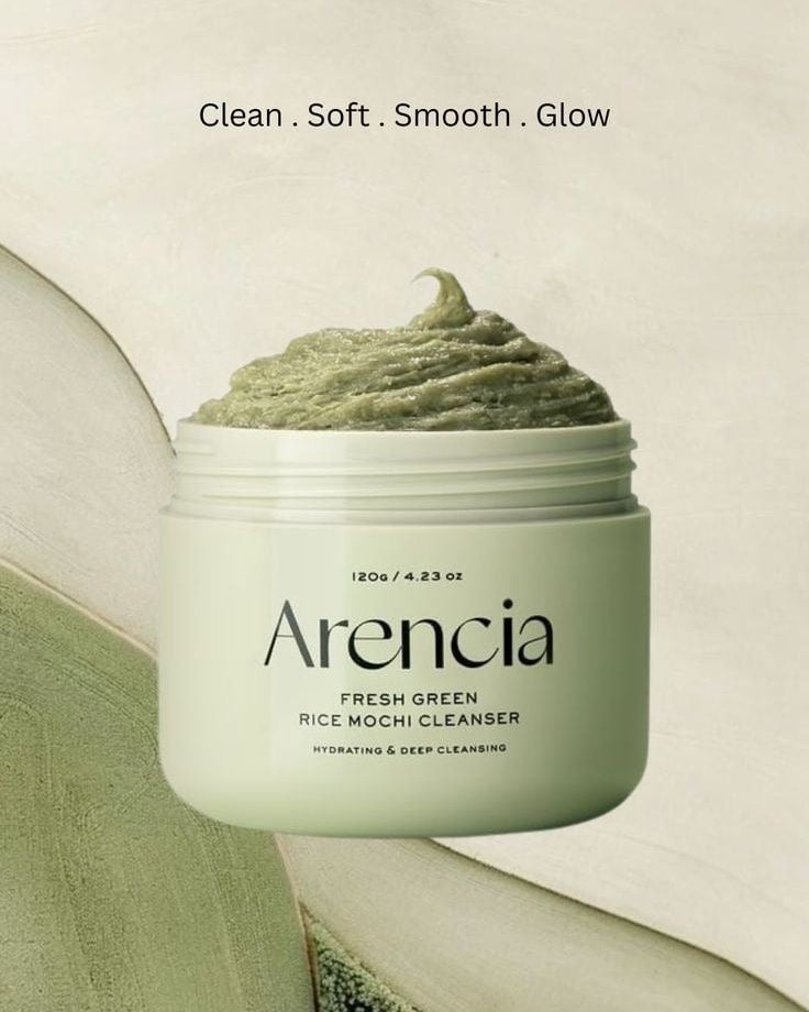 Arencia Fresh green rice mochi cleanser