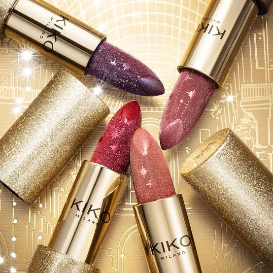 KIKO Milano Holiday Super sparkly metallic lipstick