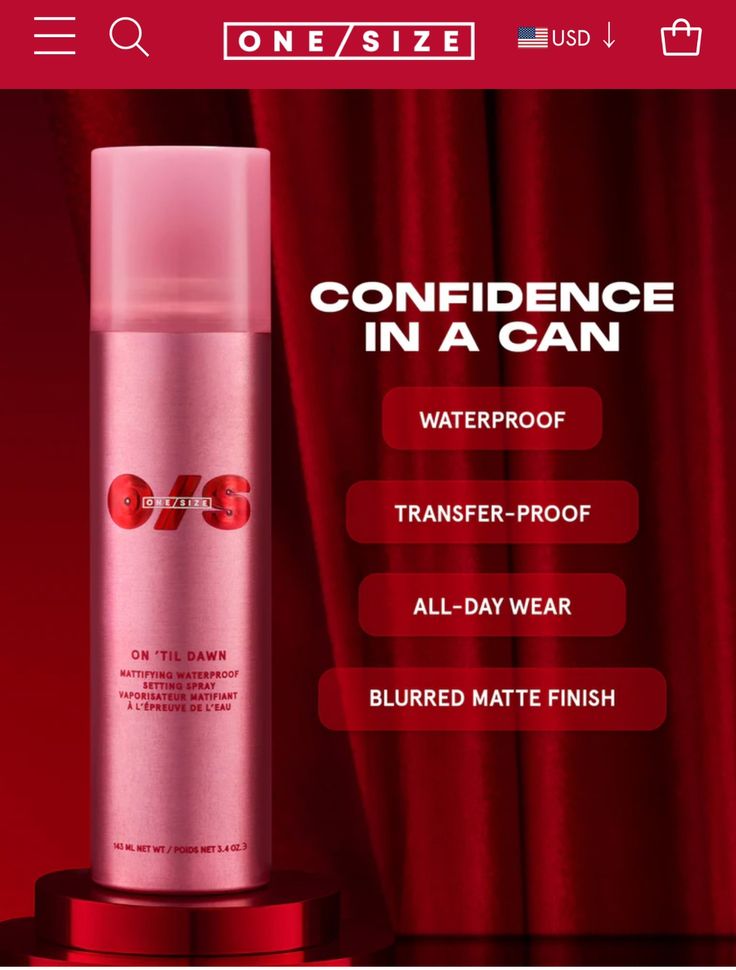 On ‘Til Dawn Mattifying Waterproof Setting Spray